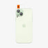 AGL07163 - iPhone 15 Pro / 15 Pro Max Optik Pro Lens Protector in natural titanium showing the device